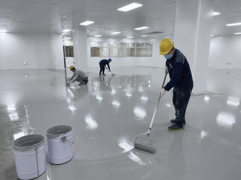 南海区环氧自流平地坪漆工程
